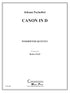 Pachelbel (arr. Wall) - Canon in D for Woodwind Quintet