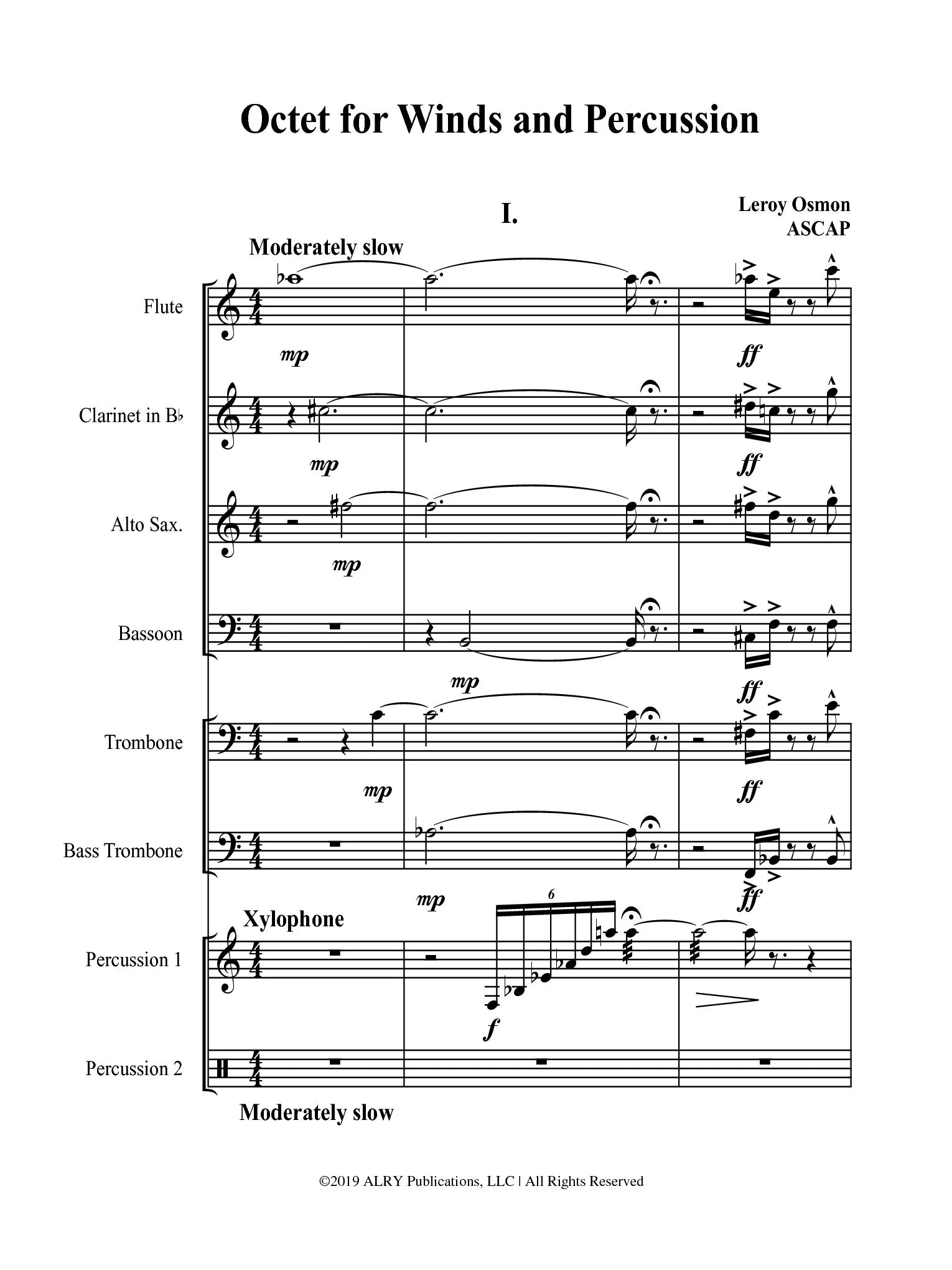 Osmon - Octet for Winds and Percussion
