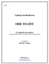 Beethoven (arr. Thomas) - Ode To Joy for Clarinet Quartet
