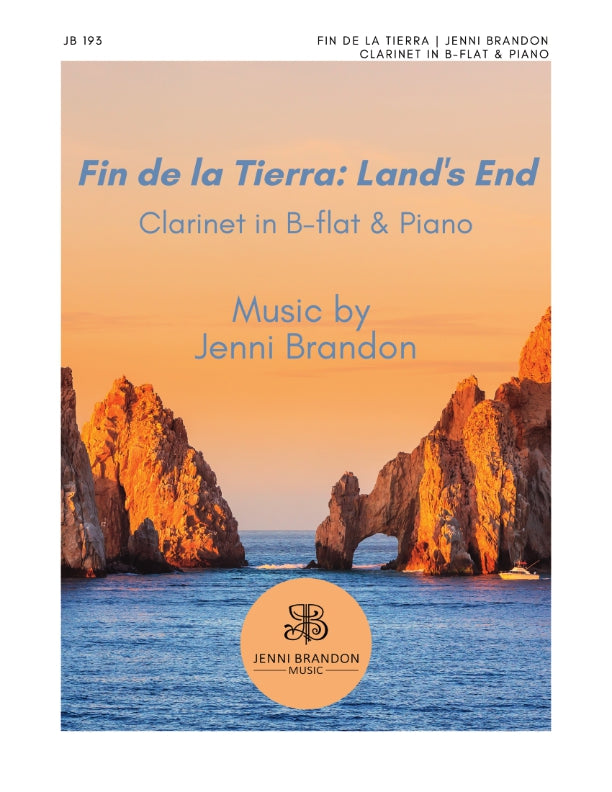 Jenni Brandon - Fin de ls Tierra for Clarinet in B-flat and Piano