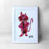 Cat-Hi ClarinetCat Matted Prints 5"x7"