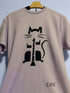 Cat-Hi - Clarinet Cat Shirt - M