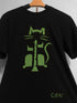 Cat-Hi - Clarinet Cat Shirt - M