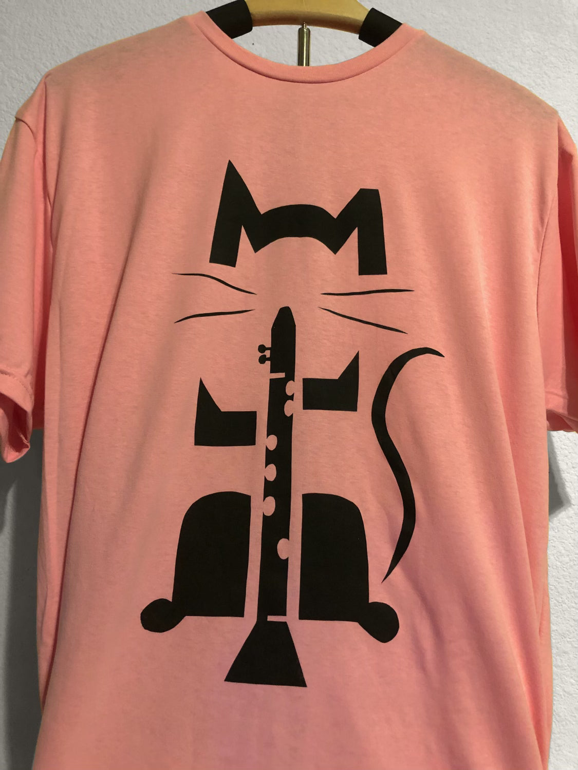 Cat-Hi - Clarinet Cat Shirt - L