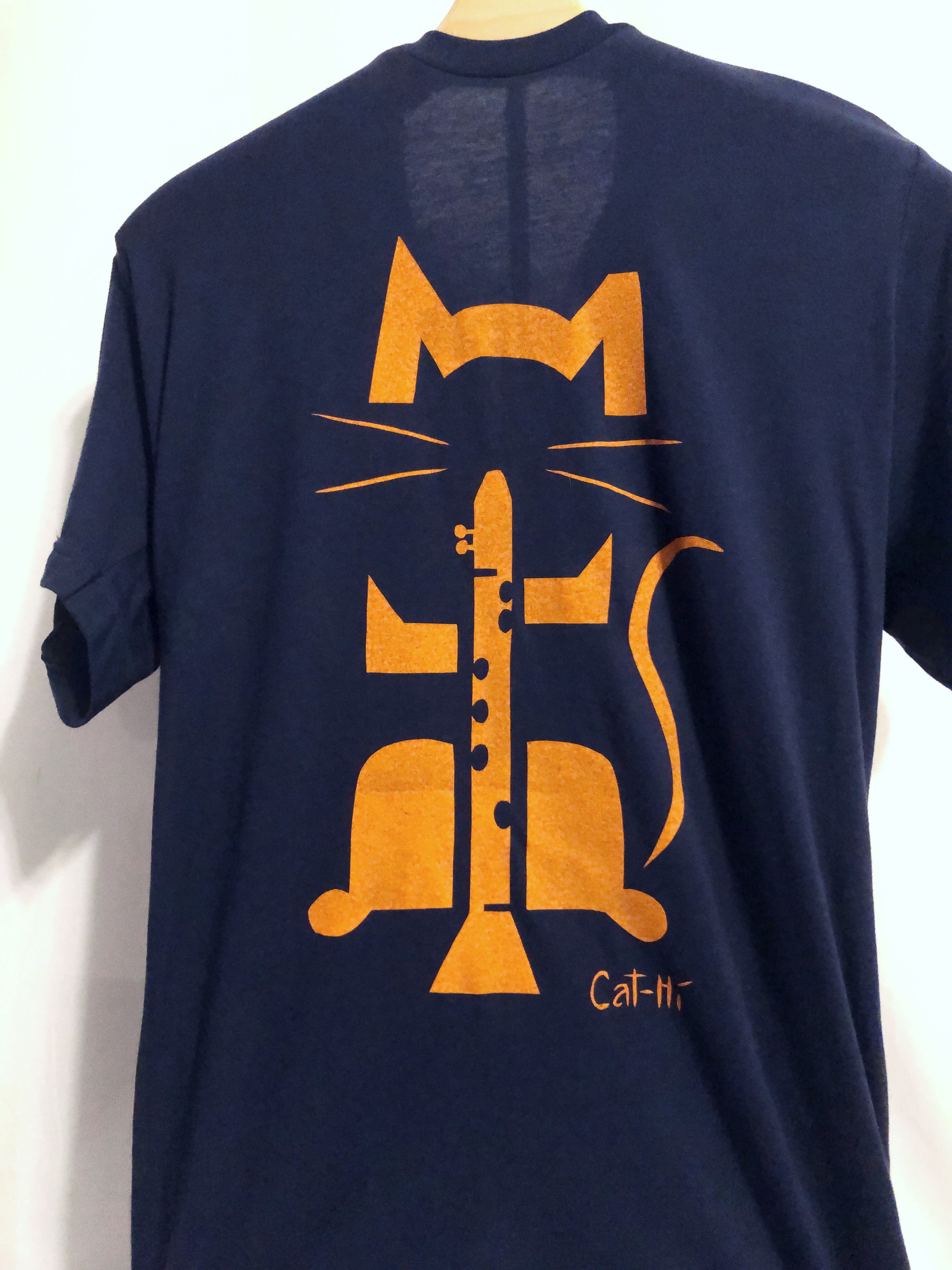 Cat-Hi - Clarinet Cat Shirt - S