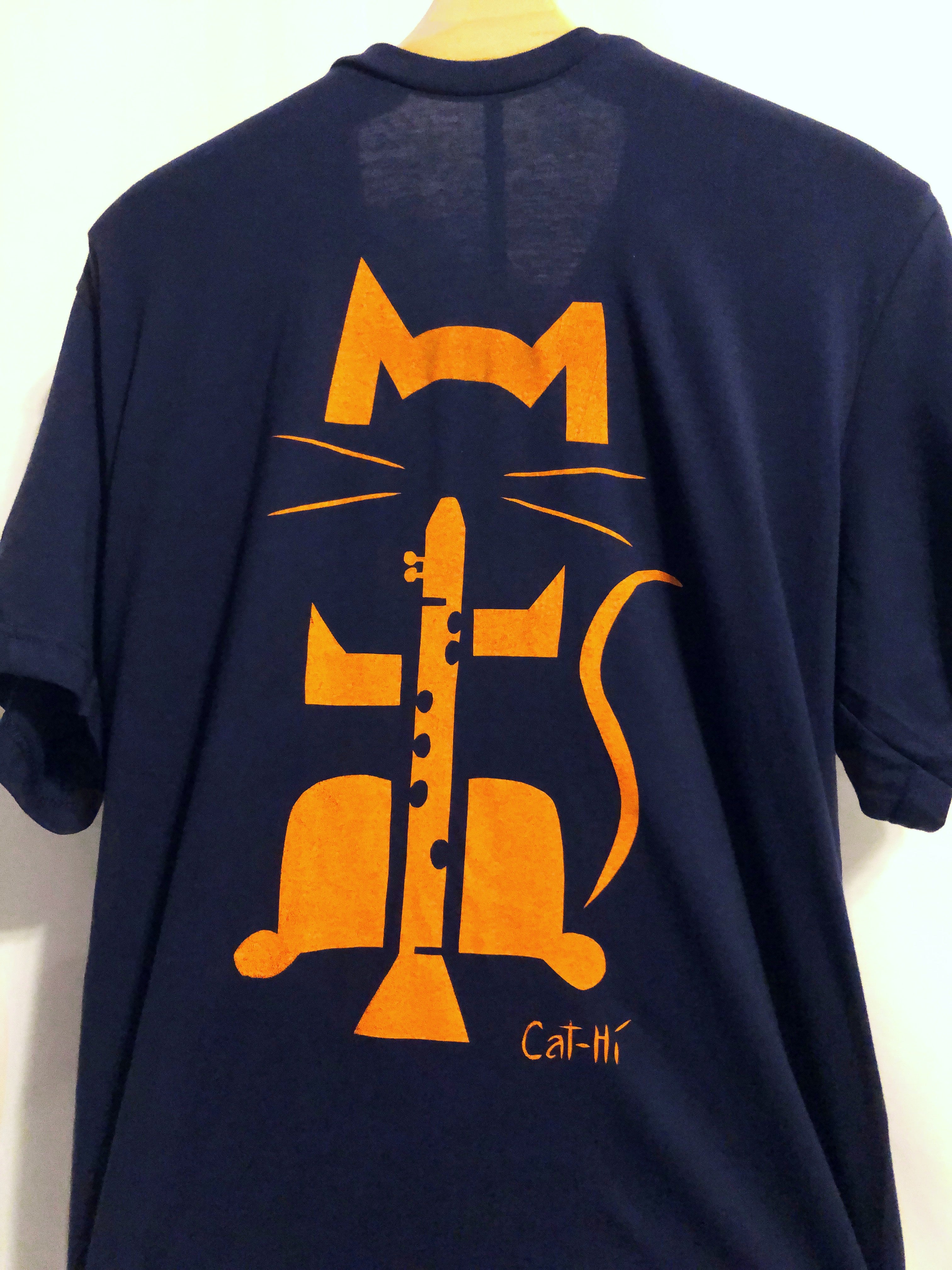 Cat-Hi - Clarinet Cat Shirt - M