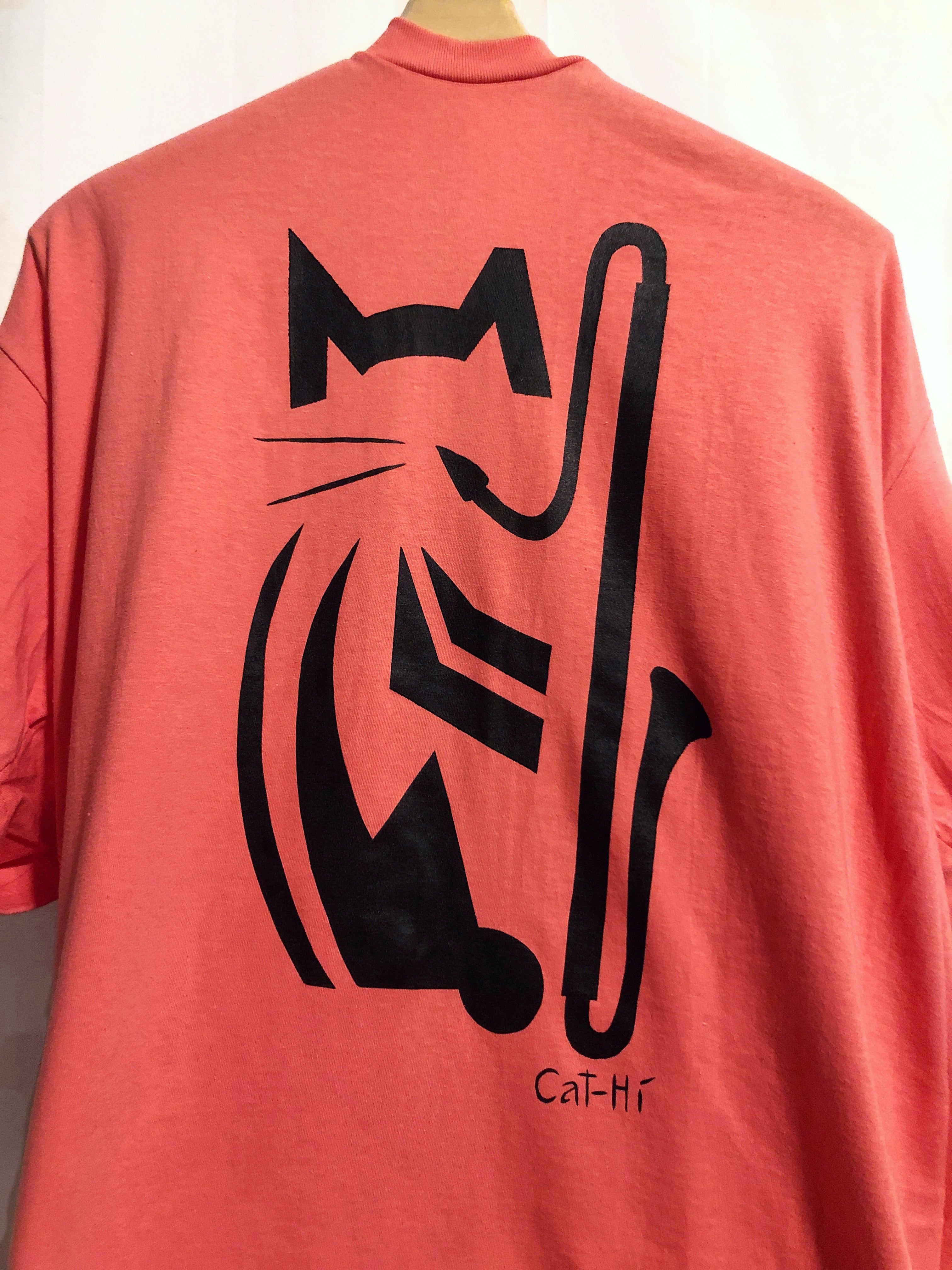 Cat-Hi - Contra Clarinet Cat Shirt - XXL