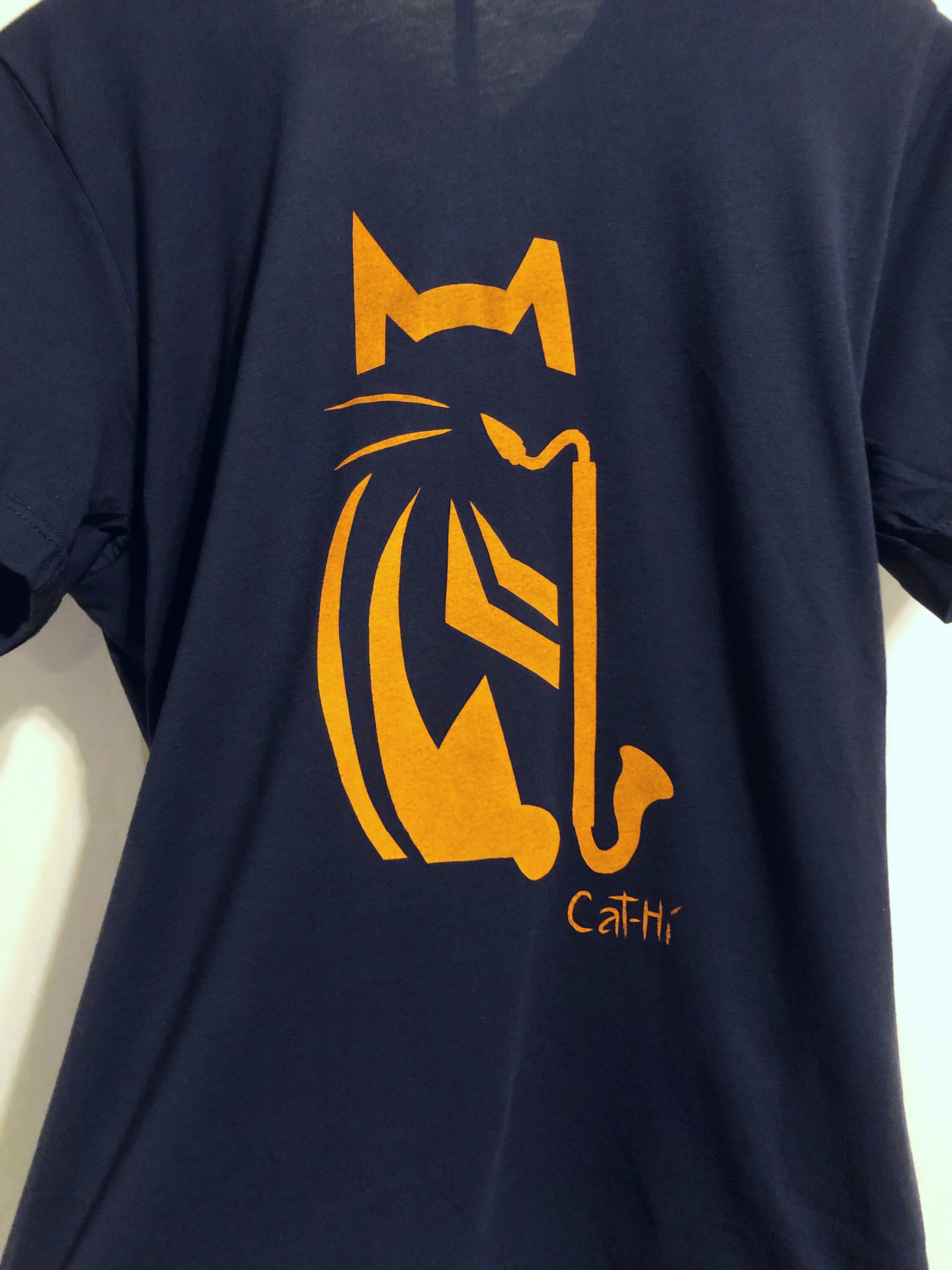 Cat-Hi - Bass Clarinet Cat Shirt - M