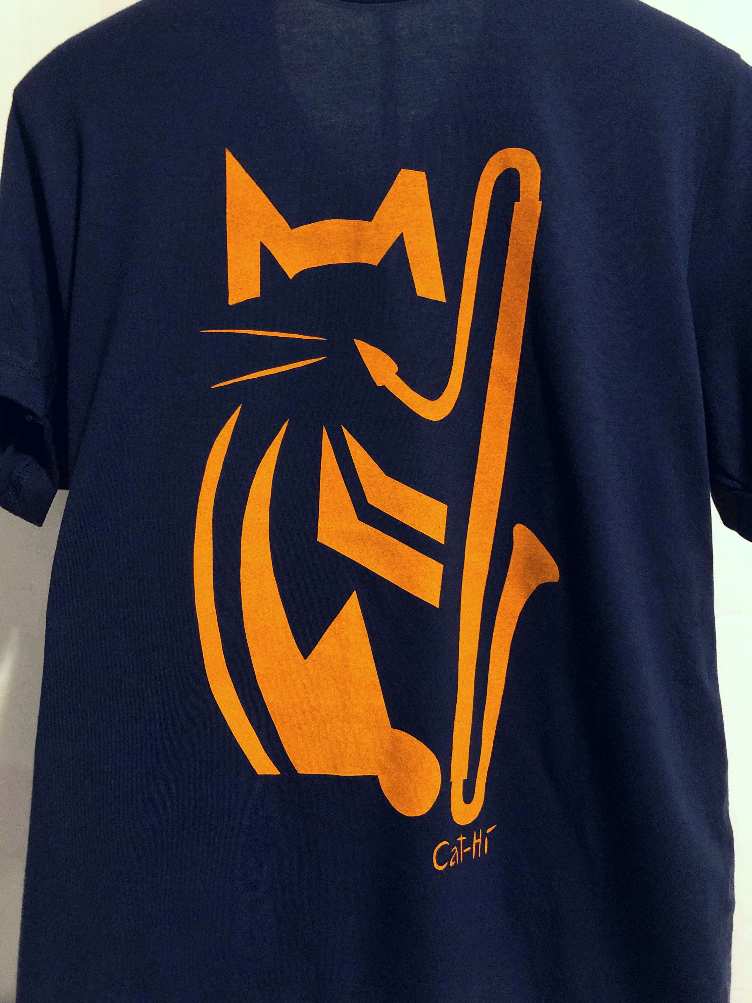 Cat-Hi - Contra Clarinet Cat Shirt - L