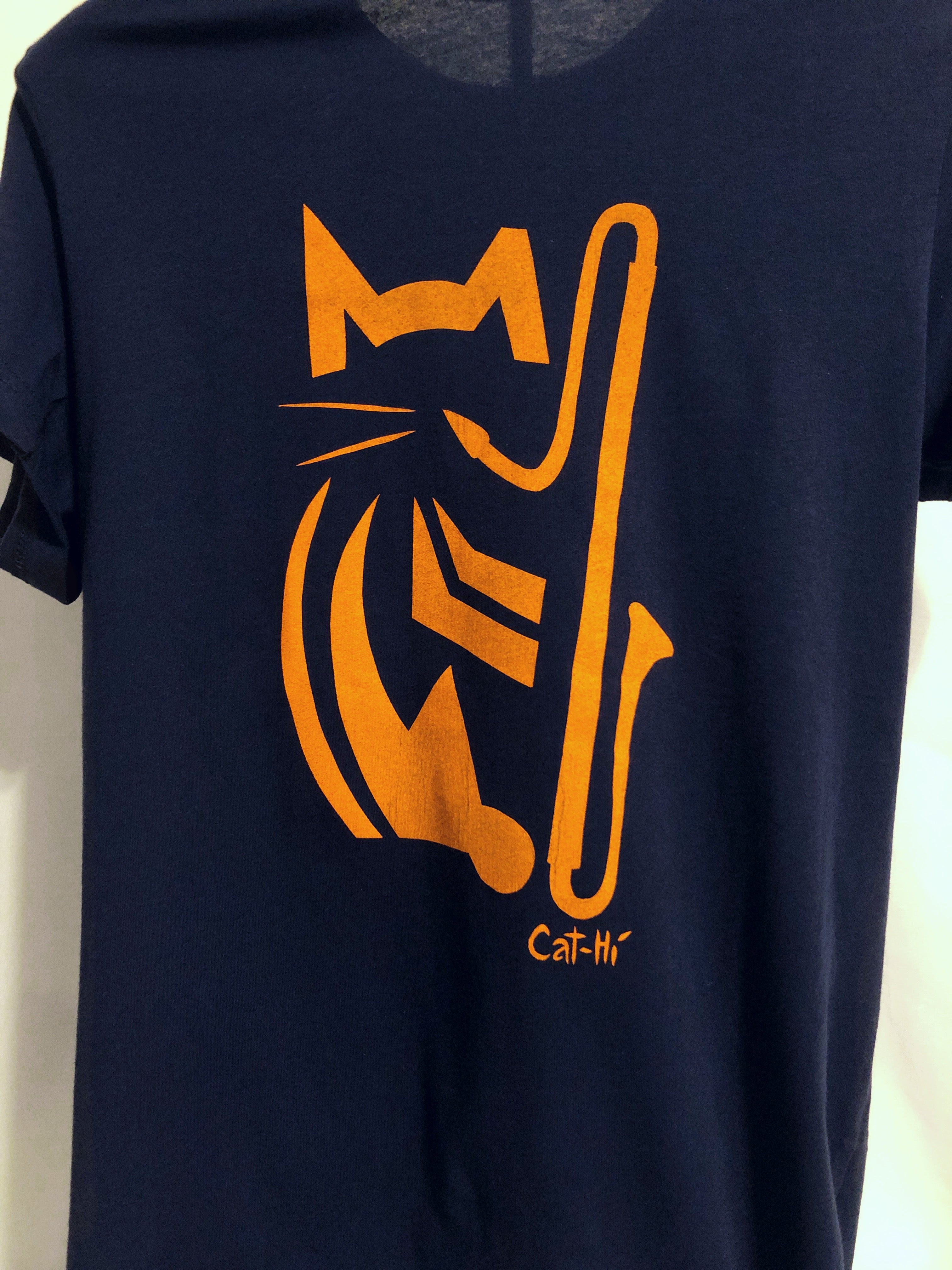 Cat-Hi - Contra Clarinet Cat Shirt - S