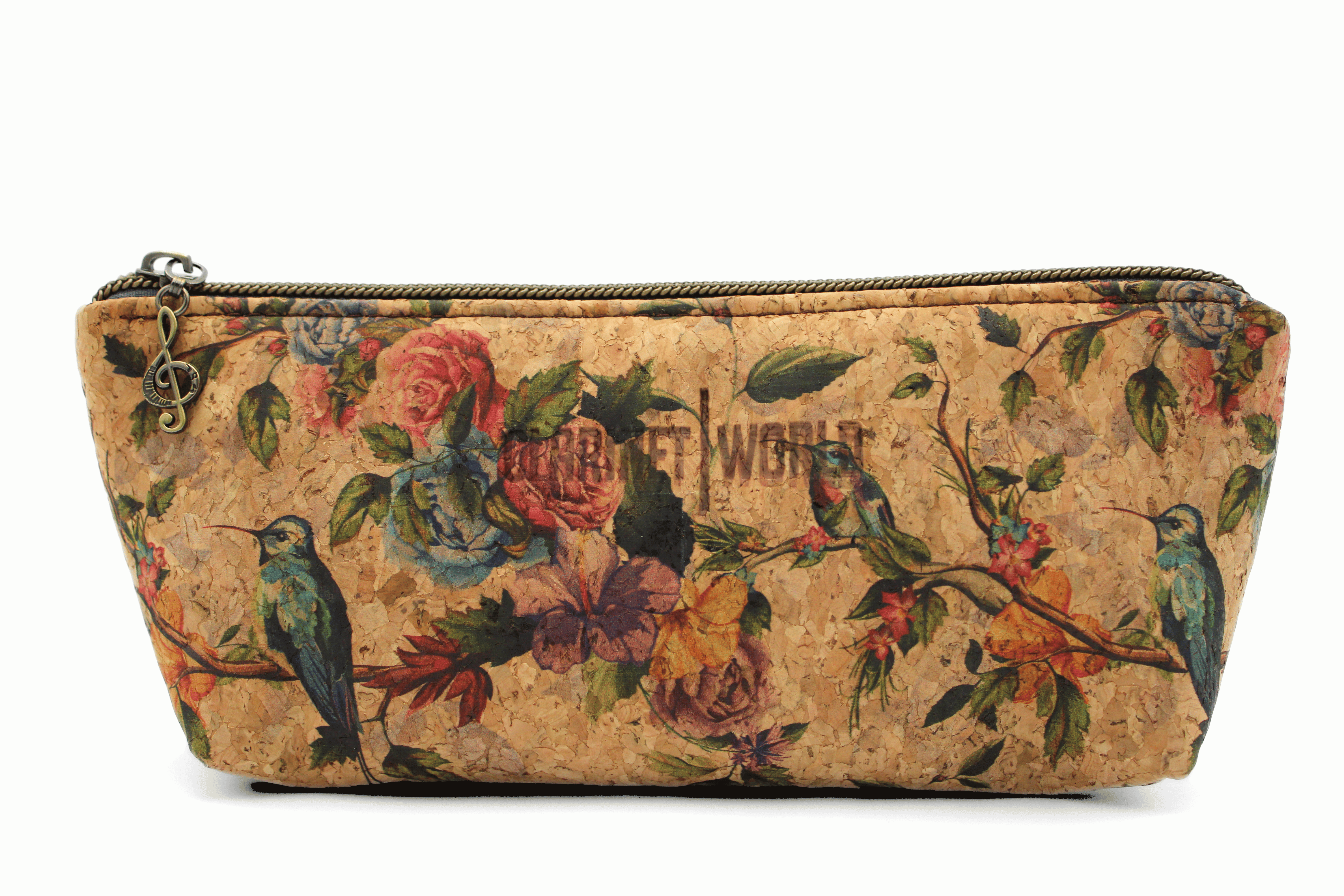 Handcrafted by J.Anne - Small Accessory Zipper Pouch - Hummingbird