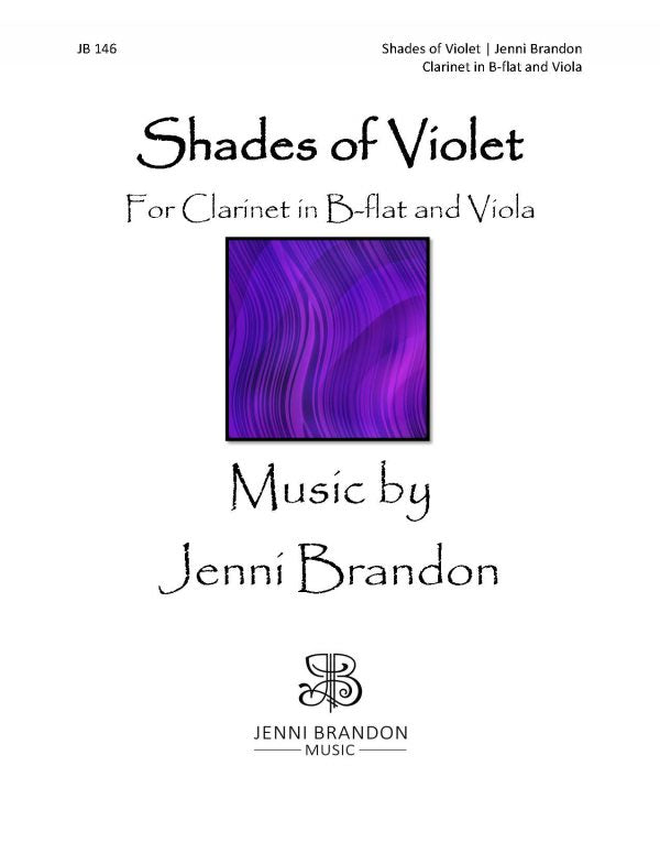 Jenni Brandon - Shades of Violet for Clarinet and Viola