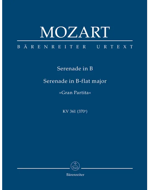 Mozart - Serenade in B-flat major K. 361 (370a) "Gran Partita" Study Score