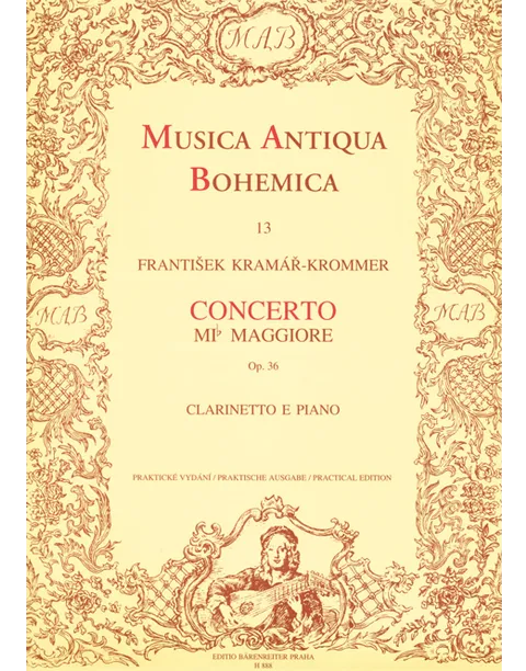 Krommer - Concerto for Clarinet and Orchestra in E-flat Major Op. 36