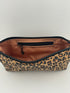 Handcrafted by J.Anne - Small Accessory Zipper Pouches - Leopard Print Cork