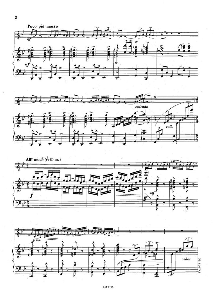 Van Dorsselaer - Arabesque for Clarinet and Piano